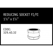 Marley Philmac Reducing Socket FI/FI 1½" x 1¼" - 329.40.32